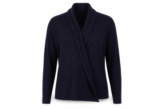 Marks & Spencer Womens Purple Collared  Acrylic Cardigan Jumper Size S