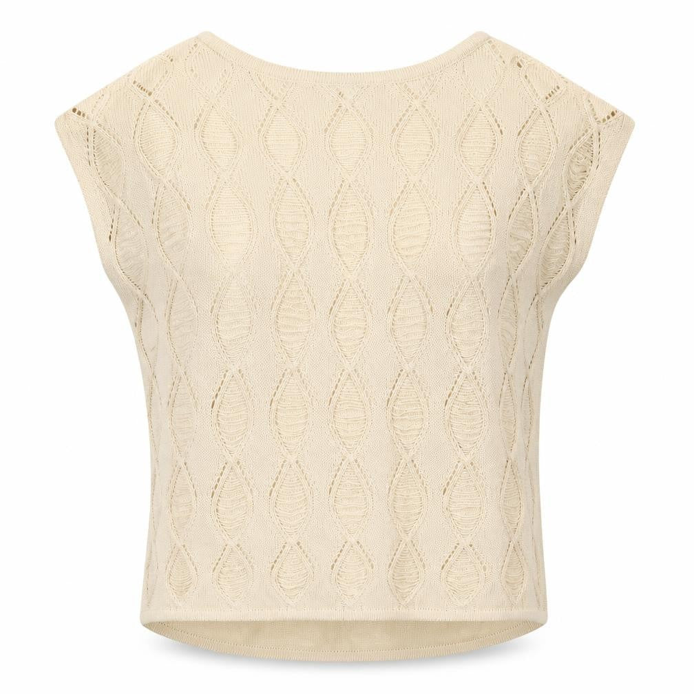 George Womens Beige Round Neck  Cotton Pullover Jumper Size 10