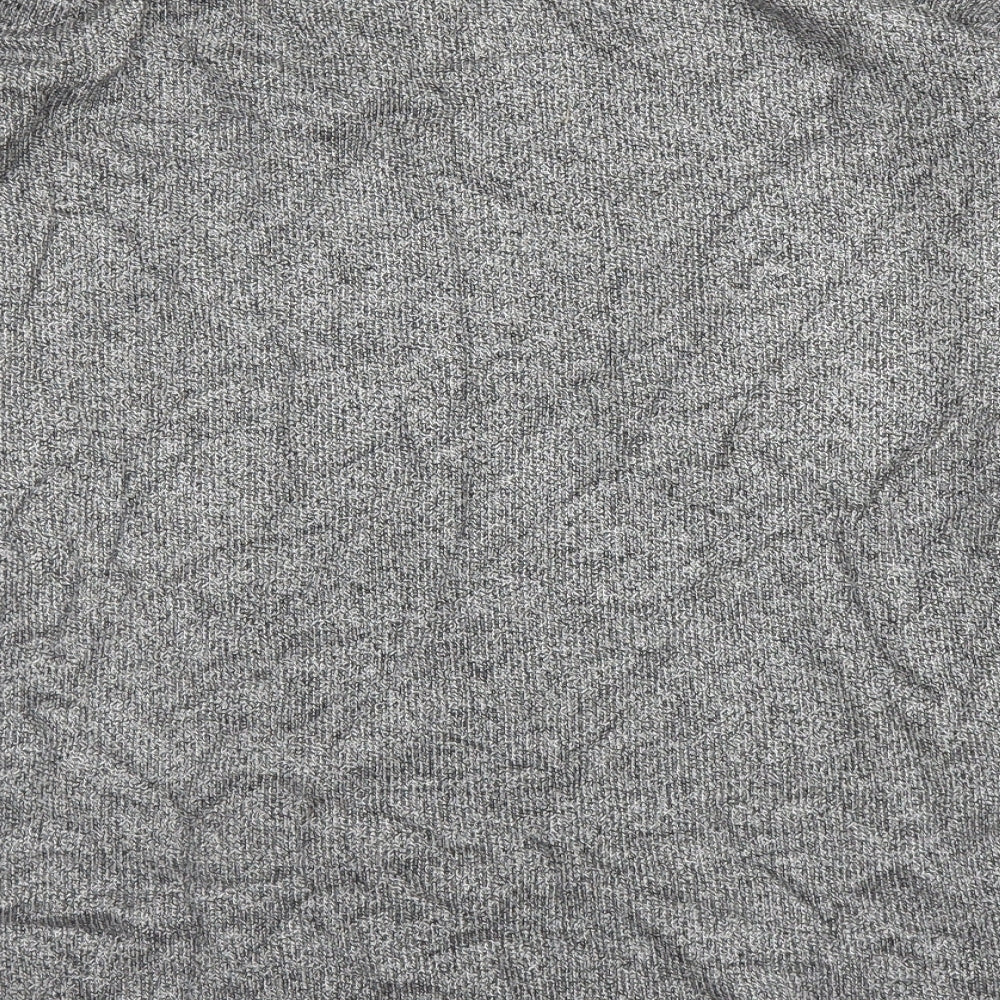 NEXT Womens Grey Round Neck  Viscose Pullover Jumper Size 10