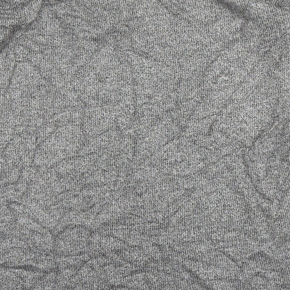 Preloved NEXT Womens Grey Round Neck  Viscose Pullover Jumper Size 10 - Label