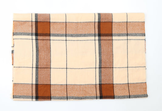 Primark Womens Beige Check Acrylic  Shawl/Wrap
