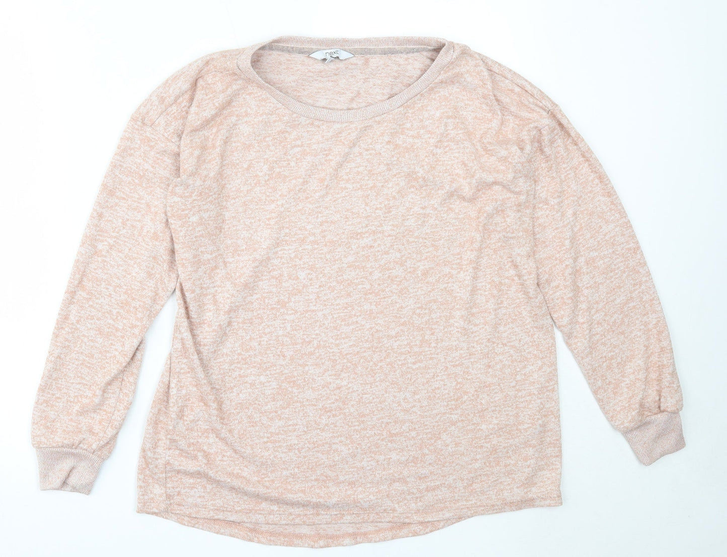 NEXT Womens Pink Round Neck  Polyester Pullover Jumper Size 12
