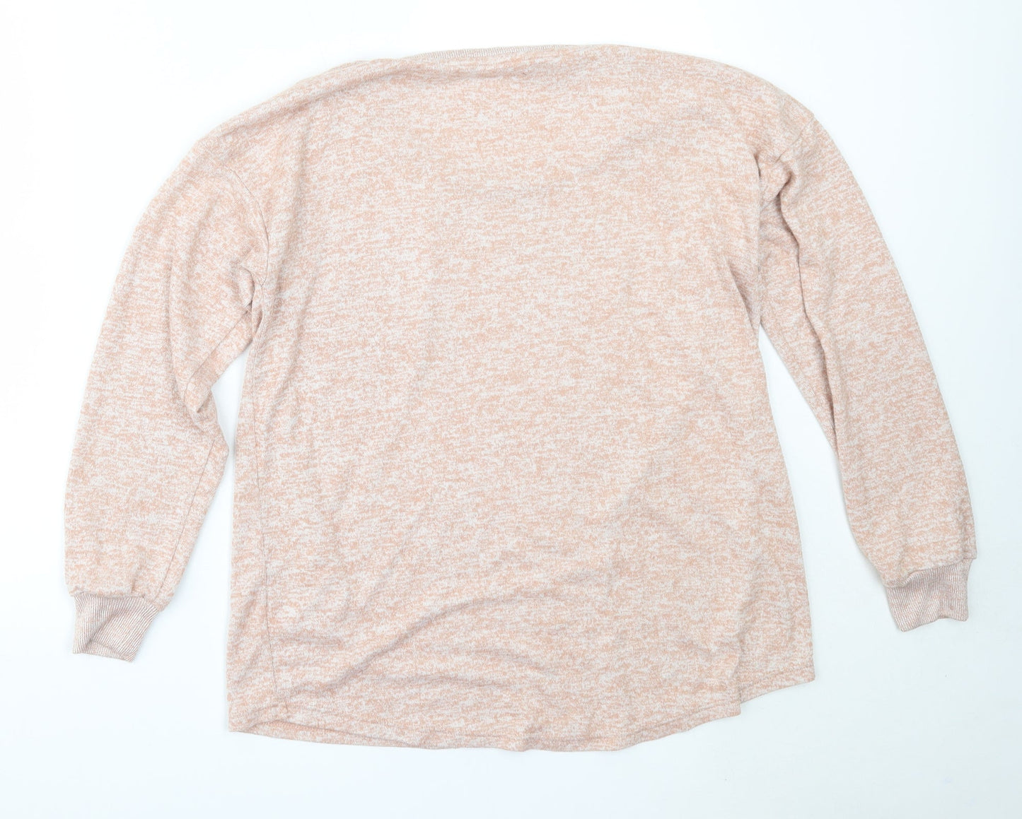 NEXT Womens Pink Round Neck  Polyester Pullover Jumper Size 12