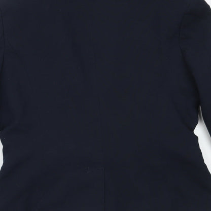 Next Womens Blue  Polyester Jacket Blazer Size 10