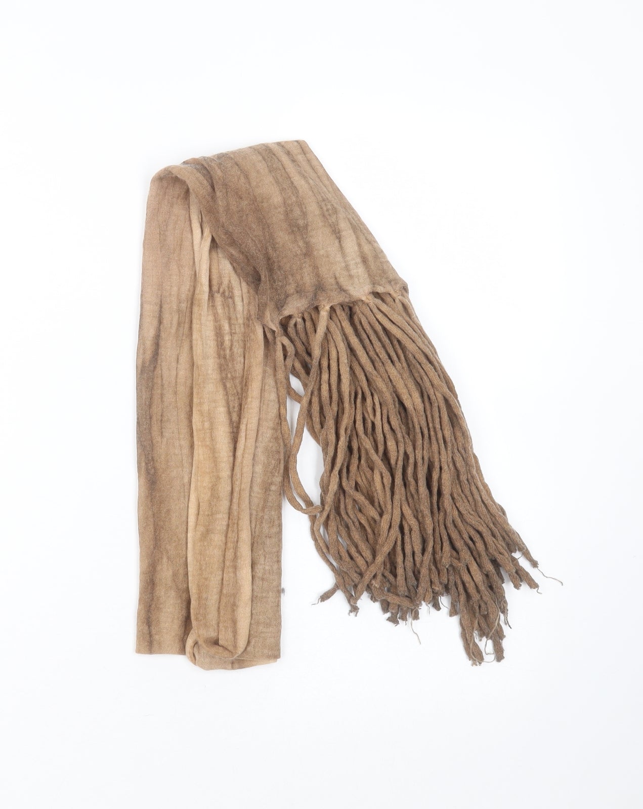 Preworn Womens Brown  Polyester  Scarf
