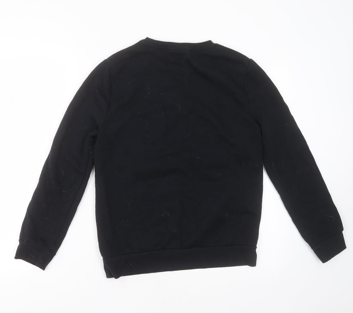 Primark Womens Black  Cotton Pullover Sweatshirt Size 2XS   - hogwarts