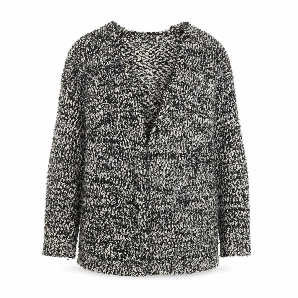 Matalan Womens Black V-Neck  Polyester Cardigan Jumper Size S