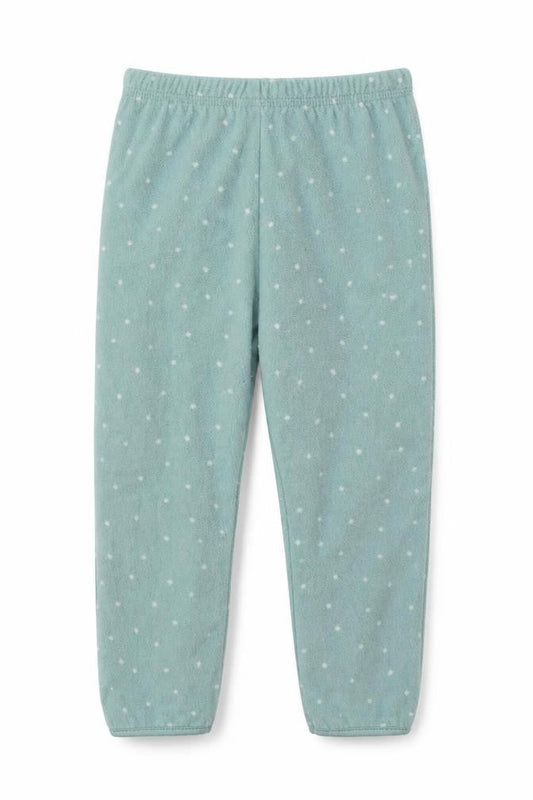 H&M Girls Green Polka Dot Polyester Cami Pyjama Pants Size 2 Years  Pullover