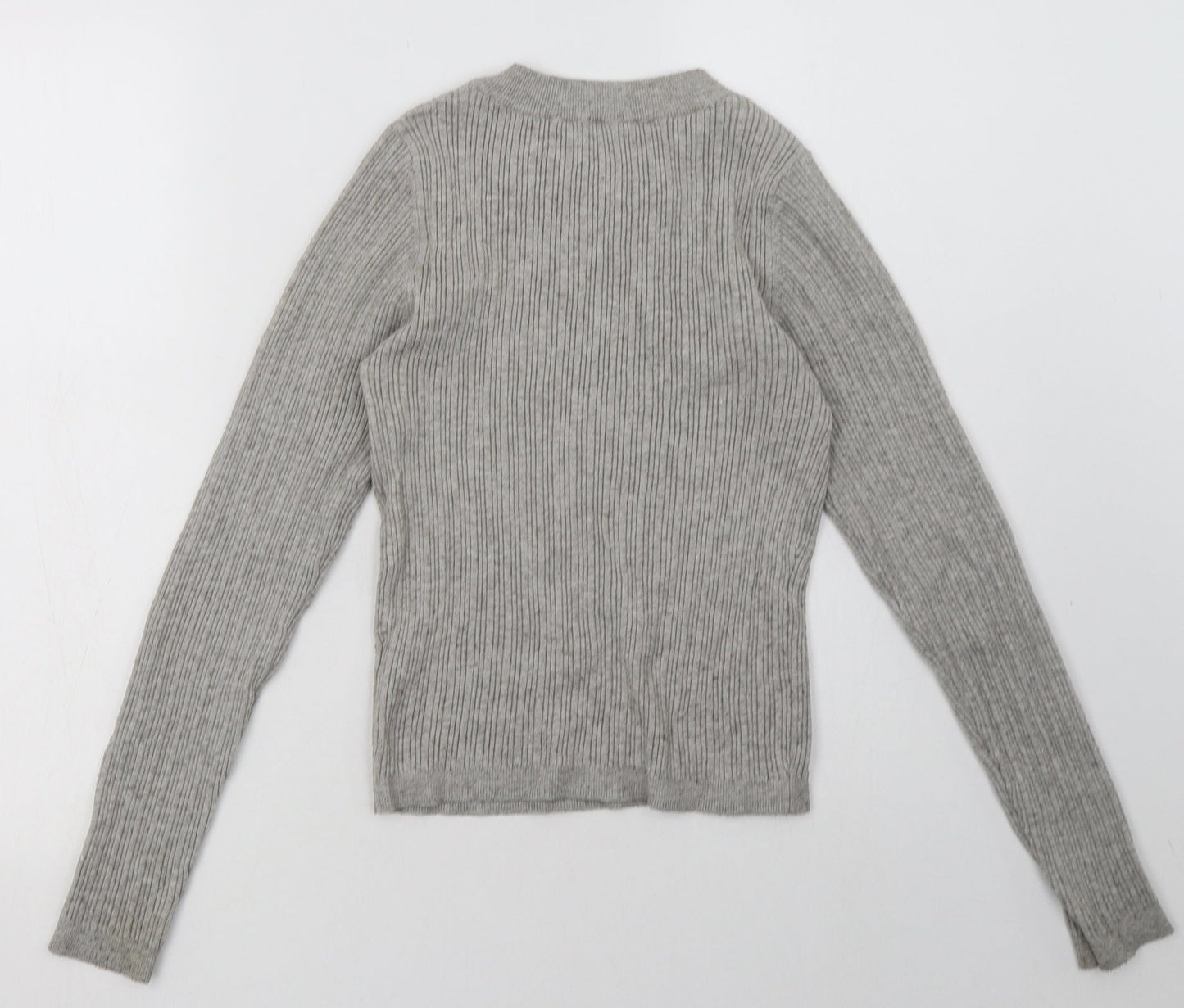 ASOS Womens Grey  Polyester Pullover Sweatshirt Size 8  Pullover
