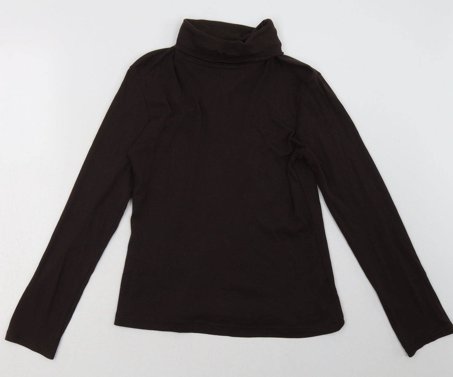 Matalan Womens Brown  Cotton Pullover Sweatshirt Size 12  Pullover