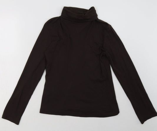 Matalan Womens Brown  Cotton Pullover Sweatshirt Size 12  Pullover