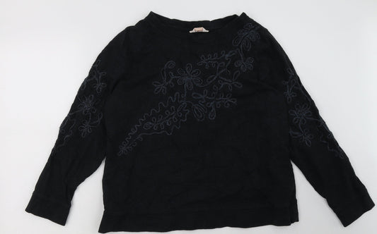 sainsburys Womens Grey Fair Isle Cotton Pullover Sweatshirt Size 16  Pullover