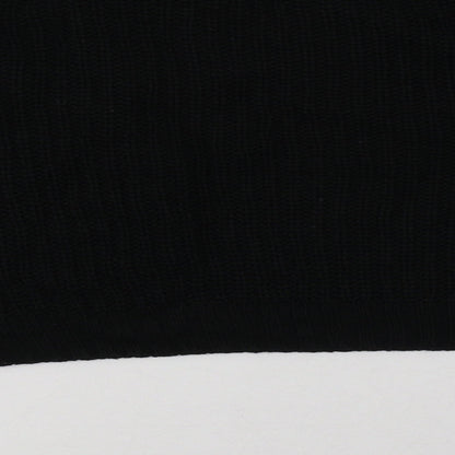 Preloved F&F Womens Black  Acrylic Pullover Sweatshirt Size 14  Pullover - Label