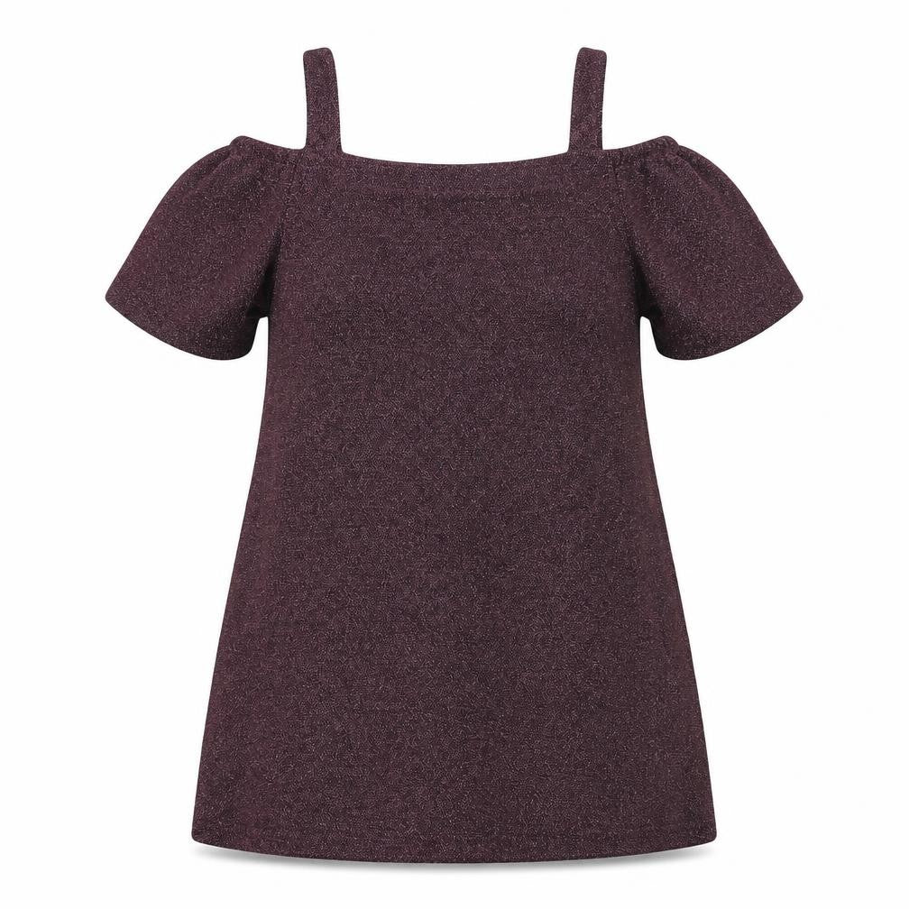 New Look Womens Purple  Nylon A-Line  Size 12  Off the Shoulder