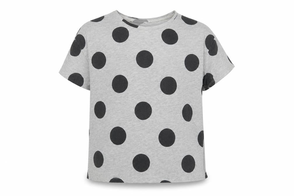 Next Girls Grey Polka Dot Cotton Top Pyjama Top Size 13 Years