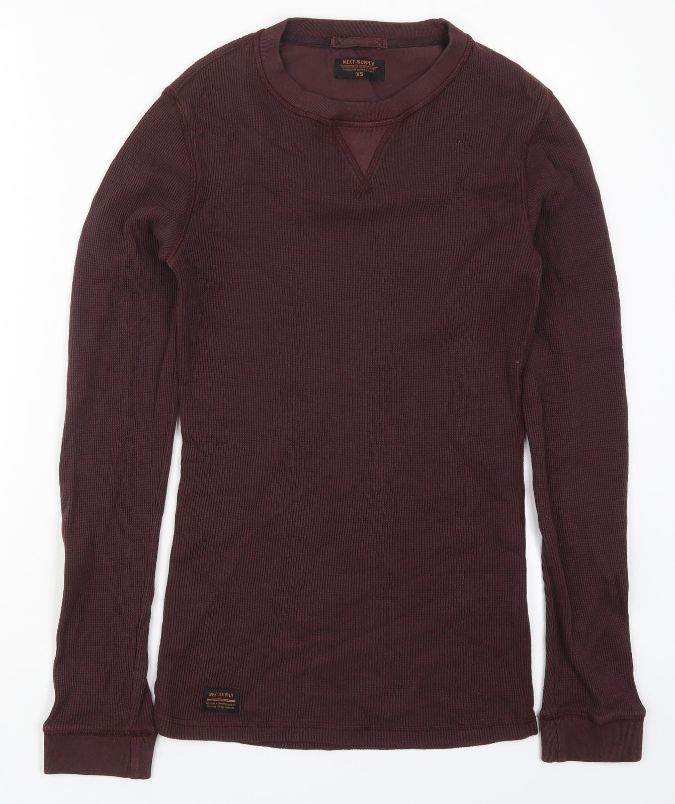 NEXT Mens Purple  Cotton Pullover Sweatshirt Size XS
