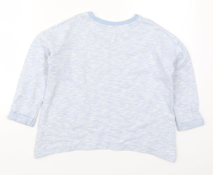Next Girls Black  Cotton Pullover Sweatshirt Size 6 Years  Pullover - Yeah