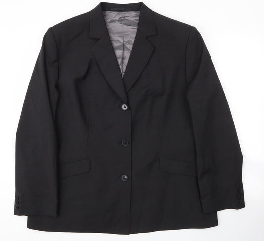 Wardrobes Mens Grey  Polyester Jacket Suit Jacket Size 48