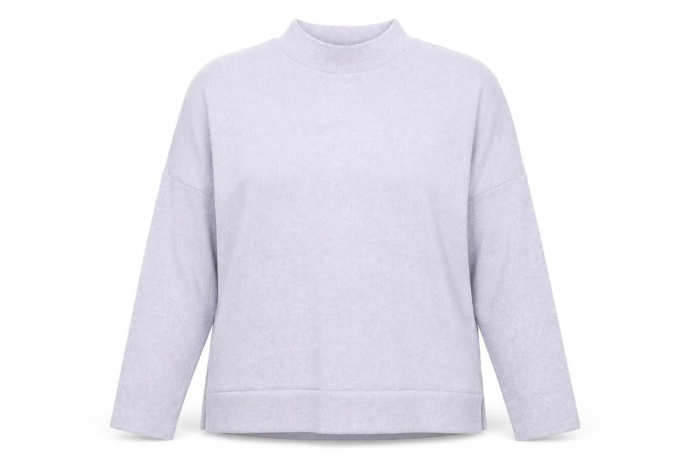 New Look Womens Purple Round Neck  Polyester Pullover Jumper Size M
