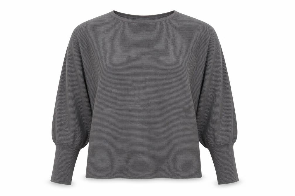 Primark Womens Grey Round Neck  Viscose Pullover Jumper Size XL