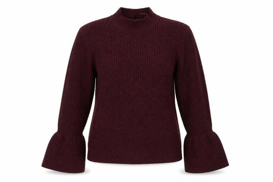 George Womens Red Round Neck  Acrylic Pullover Jumper Size M
