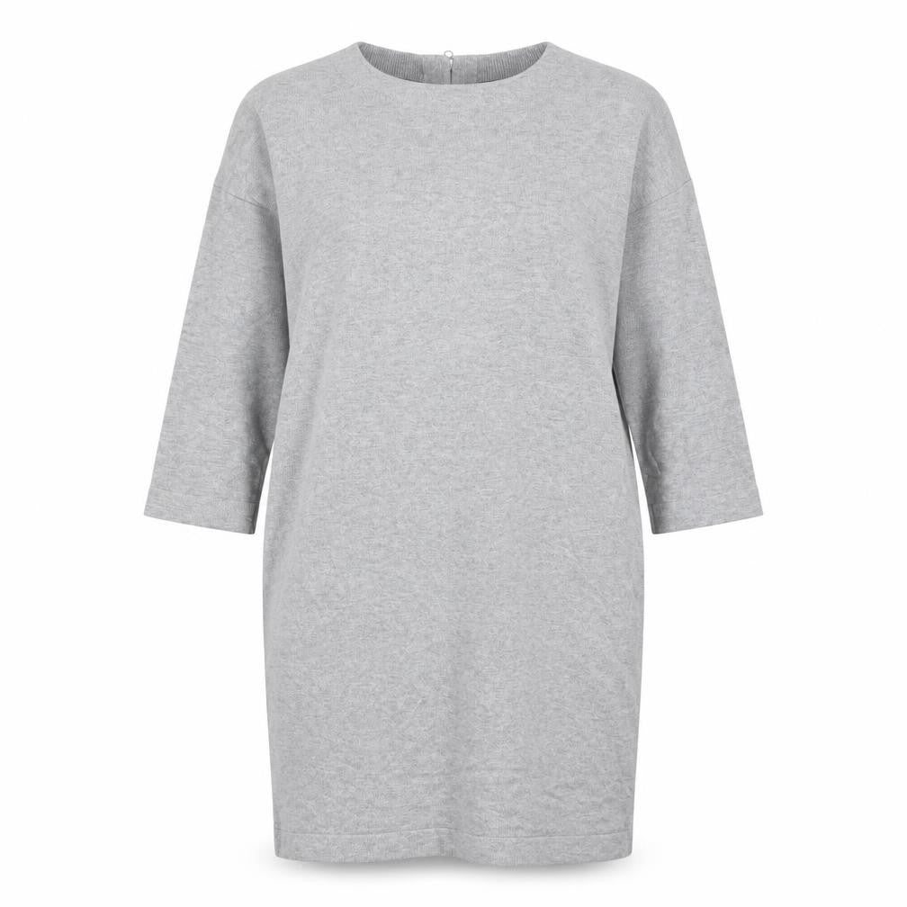 Vera Moda Womens Grey  Viscose Jumper Dress  Size M  Round Neck