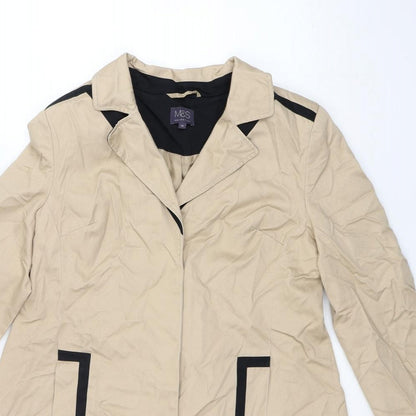 Marks & Spencer Womens Brown   Anorak Coat Size 10