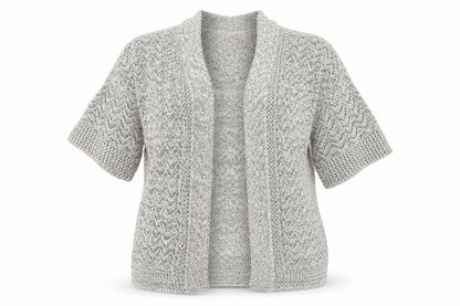 Pulse Womens Multicoloured Geometric  Jacket Coatigan Size L