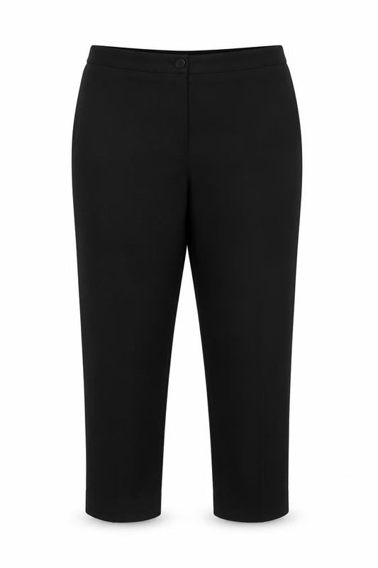 CC Womens Black  Polyester Dress Pants Trousers Size 18 L25 in Regular Button