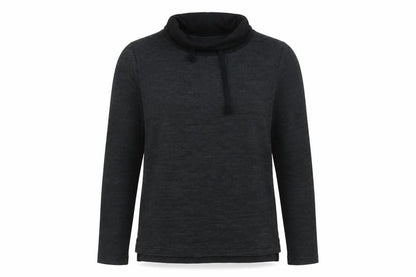 Barrels & Oil Womens Grey Striped Cotton Pullover Sweatshirt Size M