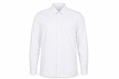 Romario Womens White  Polyester Basic Button-Up Size 14 Collared
