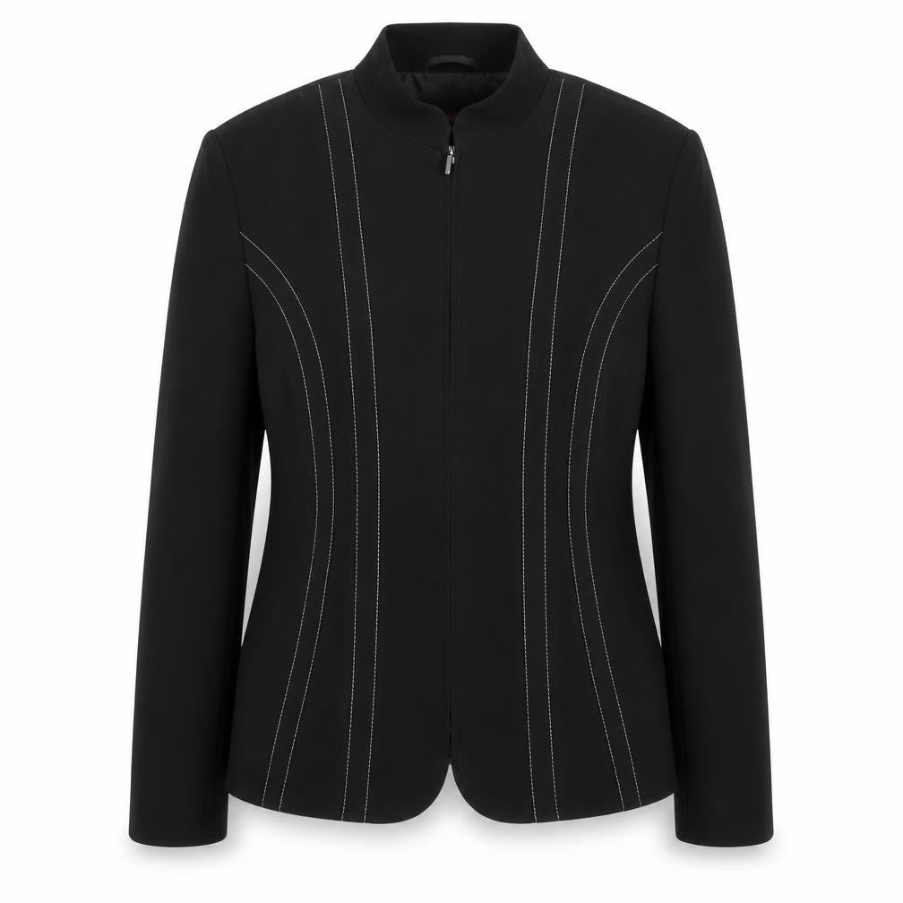 Taifun Womens Black   Jacket  Size 14  Zip