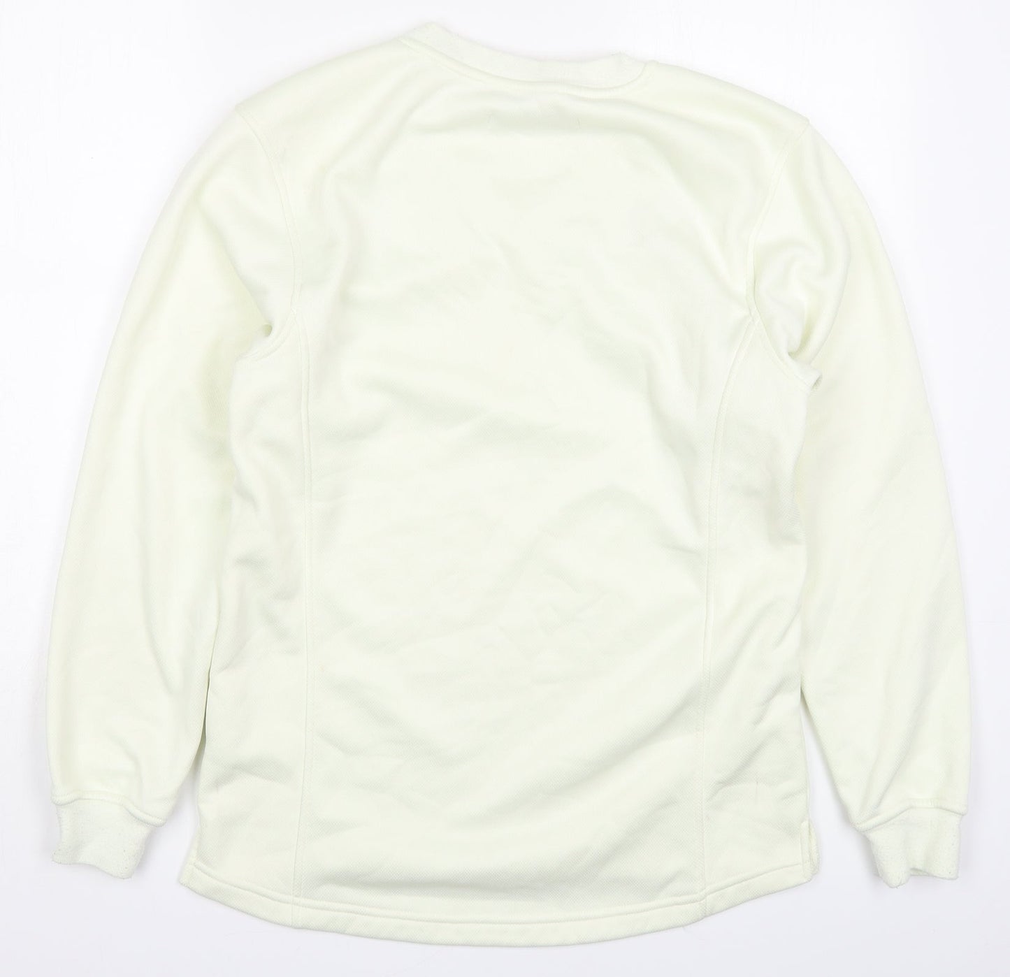 Grey Niccolls Mens Ivory  Polyester Pullover Sweatshirt Size S   - Sacriston