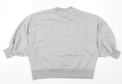 ASOS Womens Grey  Cotton Pullover Sweatshirt Size 8  Pullover