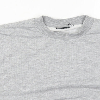 ASOS Womens Grey  Cotton Pullover Sweatshirt Size 8  Pullover
