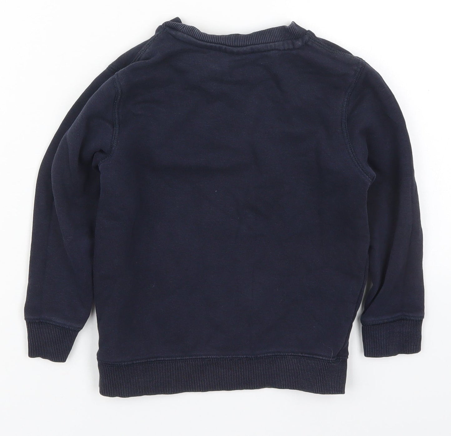 TU Boys Blue  Cotton Pullover Sweatshirt Size 3 Years  Pullover