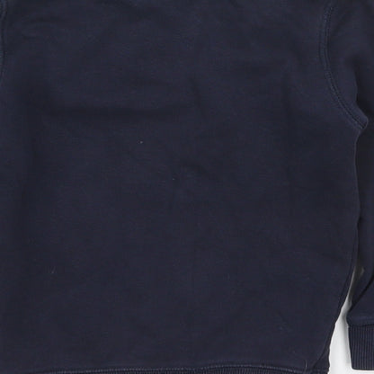 Tu Boys Blue  Cotton Pullover Sweatshirt Size 3 Years  Pullover