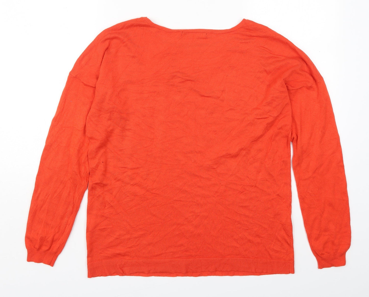 Atmosphere Womens Red Round Neck  Viscose Pullover Jumper Size 14