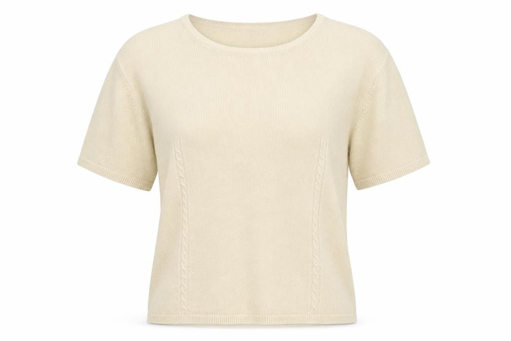 Mackays Womens Brown Crew Neck  Acrylic Pullover Jumper Size S