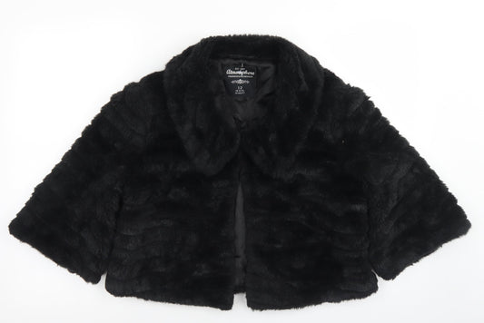 Atmosphere Womens Black   Jacket  Size S  Hook & Eye