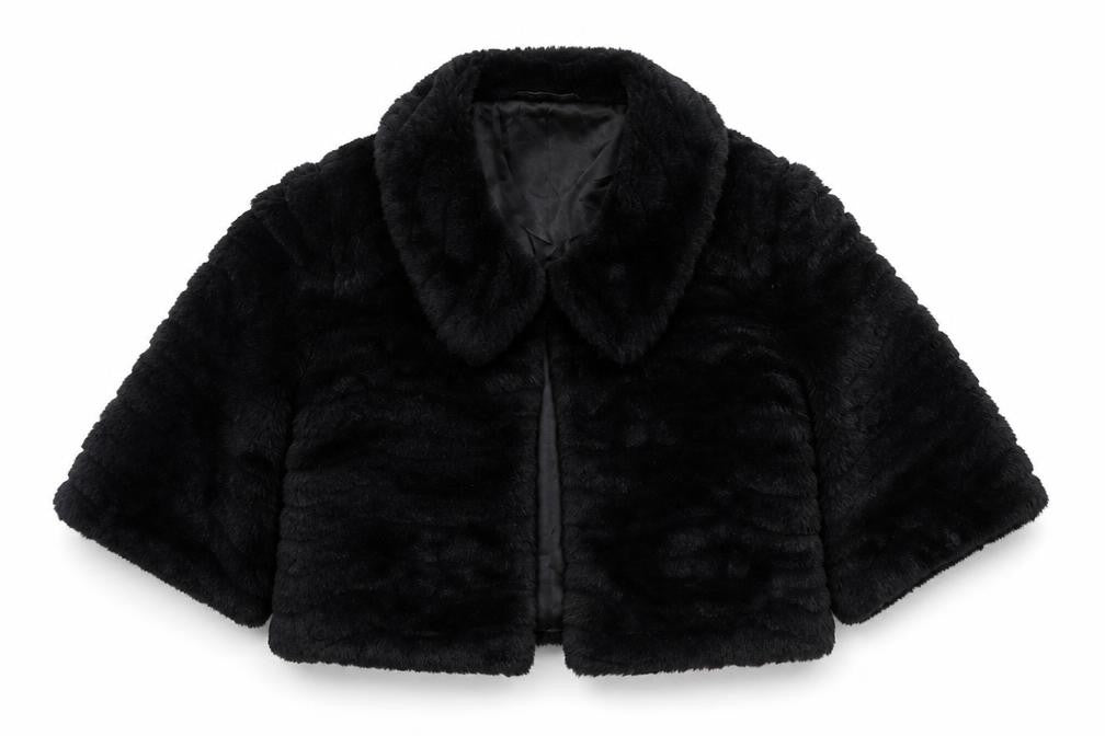 Atmosphere Womens Black   Jacket  Size S  Hook & Eye