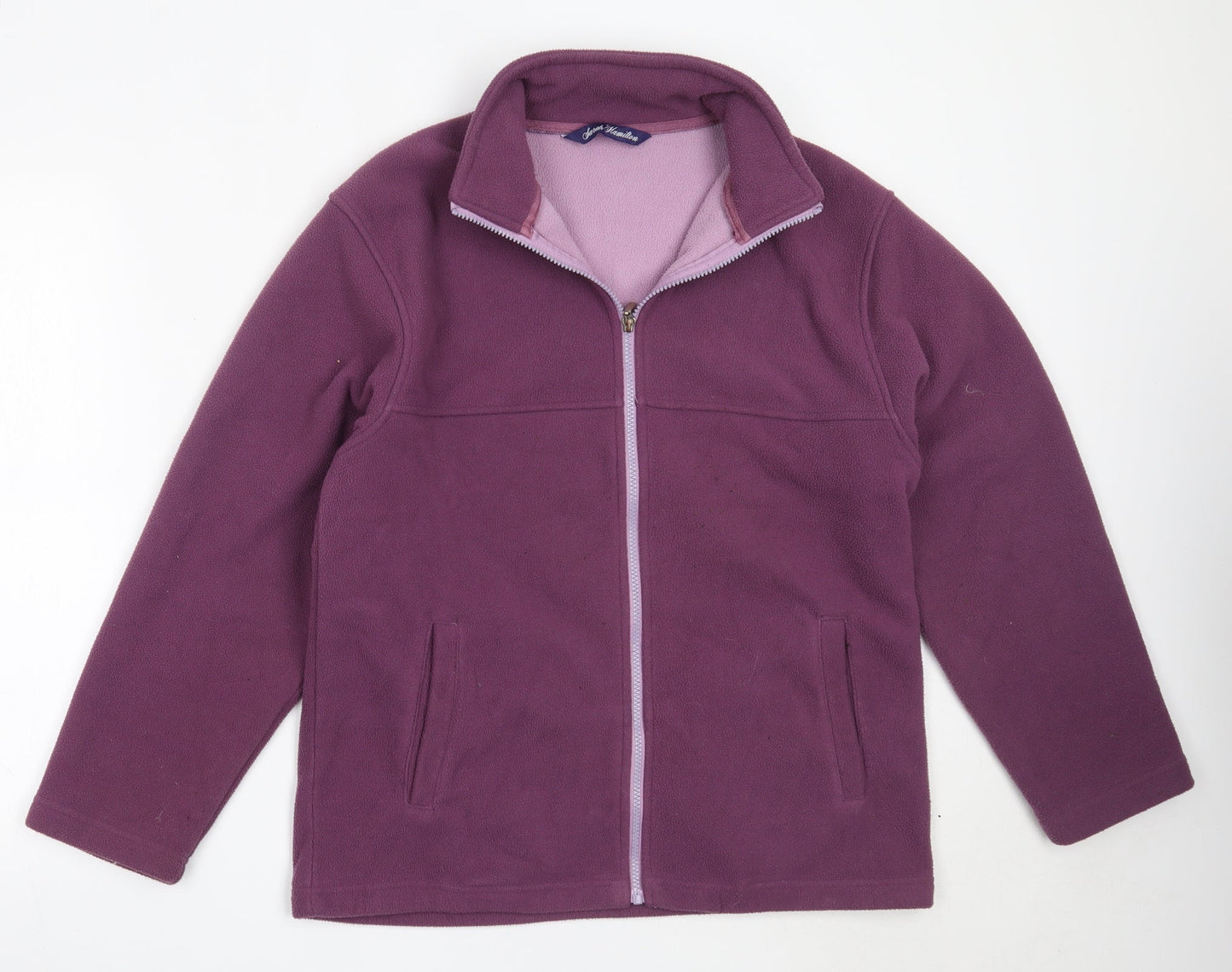Sarah Hamilton Womens Purple   Jacket  Size M