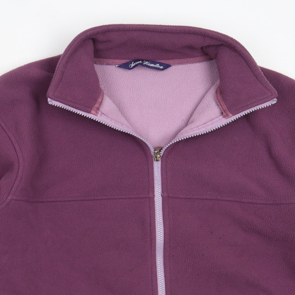 Sarah Hamilton Womens Purple   Jacket  Size M