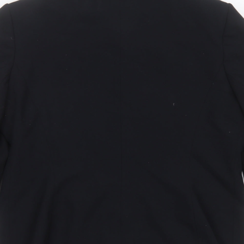 Warp & Weft Womens Black   Jacket  Size 14  Zip
