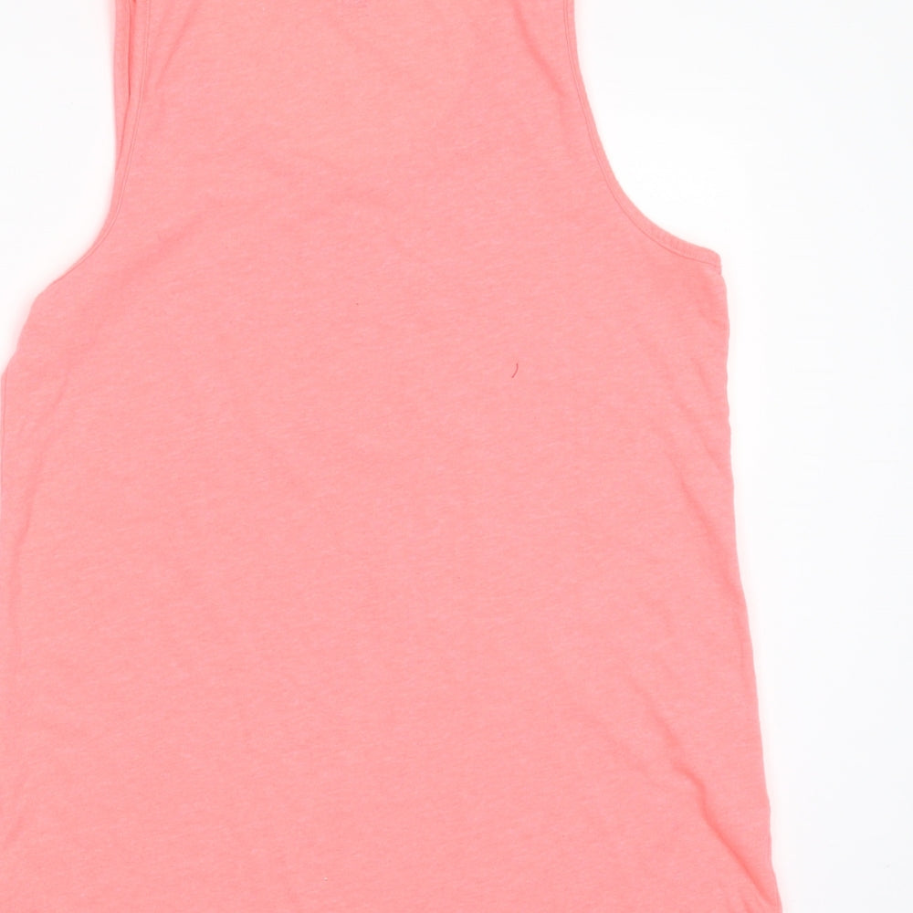 F&F Womens Pink Solid Polyester Top Pyjama Top Size 8   - Margaritas