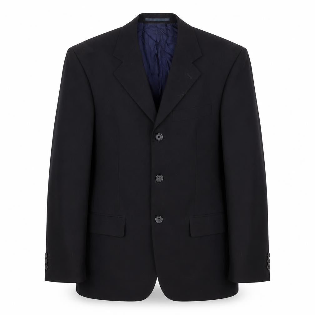 Principles Mens Black  Wool Jacket Suit Jacket Size 38