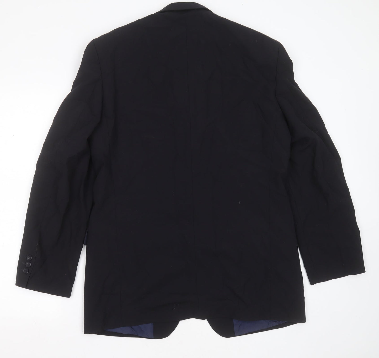 Principles Mens Black  Wool Jacket Suit Jacket Size 38