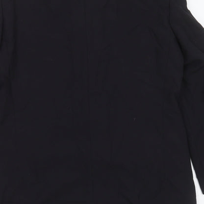 Principles Mens Black  Wool Jacket Suit Jacket Size 38