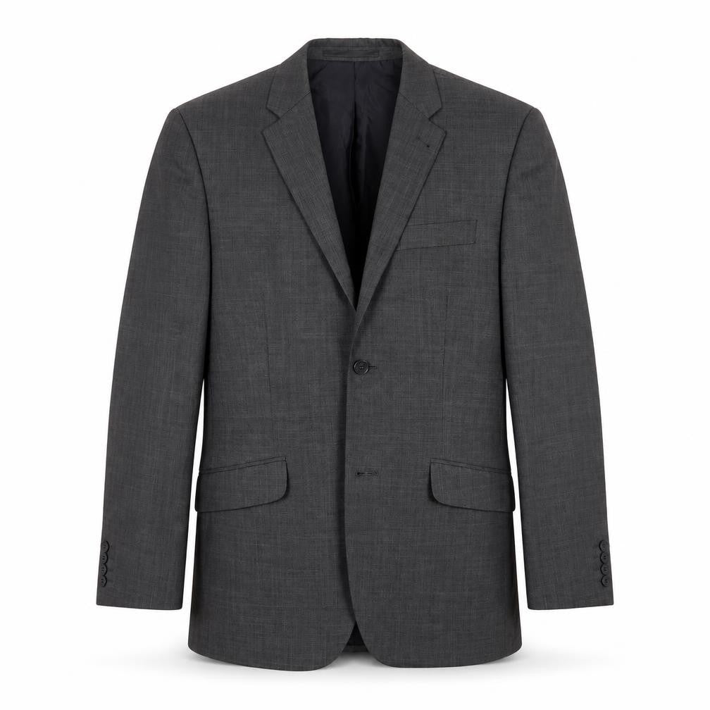 George Mens Grey  Polyester Jacket Suit Jacket Size 38