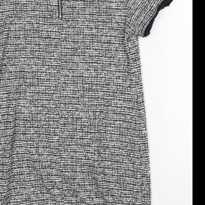 Preloved New Look Womens Multicoloured  Polyester A-Line  Size 12  Crew Neck - Label
